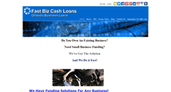 Desktop Screenshot of fastbizcashloans.com